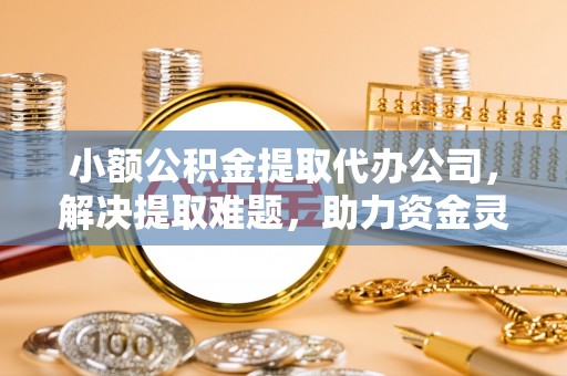 城北小额公积金提取代办公司，解决提取难题，助力资金灵活使用
