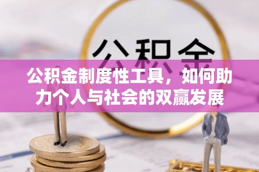 城北公积金制度性工具，如何助力个人与社会的双赢发展