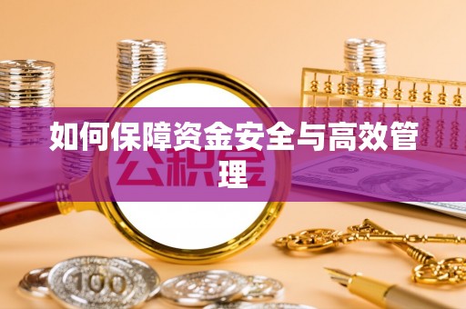 城北如何保障资金安全与高效管理