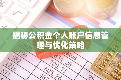 城北揭秘公积金个人账户信息管理与优化策略