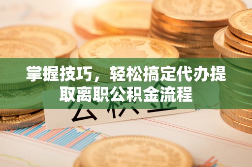 城北掌握技巧，轻松搞定代办提取离职公积金流程