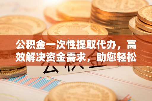 城北公积金一次性提取代办，高效解决资金需求，助您轻松应对生活难题