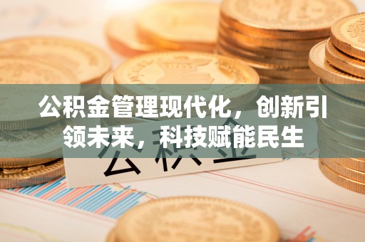 城北公积金管理现代化，创新引领未来，科技赋能民生