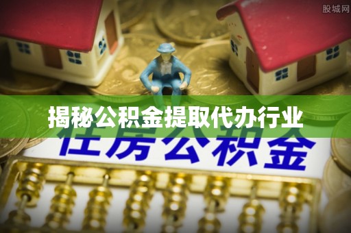 城北揭秘公积金提取代办行业