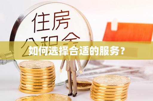 城北如何选择合适的服务？