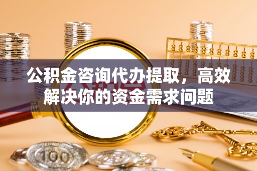 城北公积金咨询代办提取，高效解决你的资金需求问题