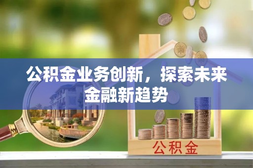 城北公积金业务创新，探索未来金融新趋势