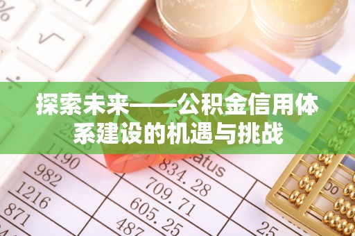 城北探索未来——公积金信用体系建设的机遇与挑战