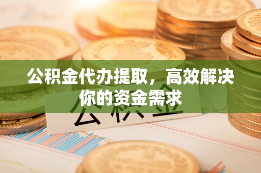 城北公积金代办提取，高效解决你的资金需求