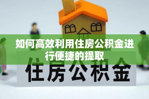 城北如何高效利用住房公积金进行便捷的提取