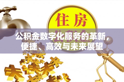 城北公积金数字化服务的革新，便捷、高效与未来展望