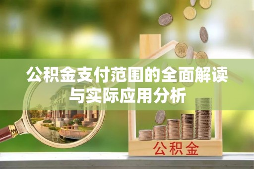 城北公积金支付范围的全面解读与实际应用分析